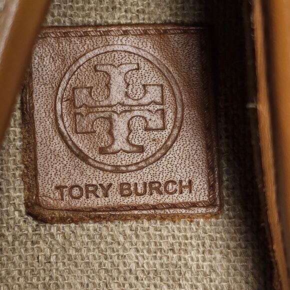 TORY BURCH WOMEN'S BEIGE / BROWN MAJORICA 5" WEDGE HEEL ESPADRILLE SIZE 8 (38.5) - Picture 6 of 14